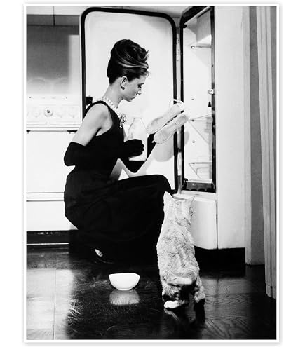 Kare Design Picture Frame Diva, Black, Art Print with Black Frame